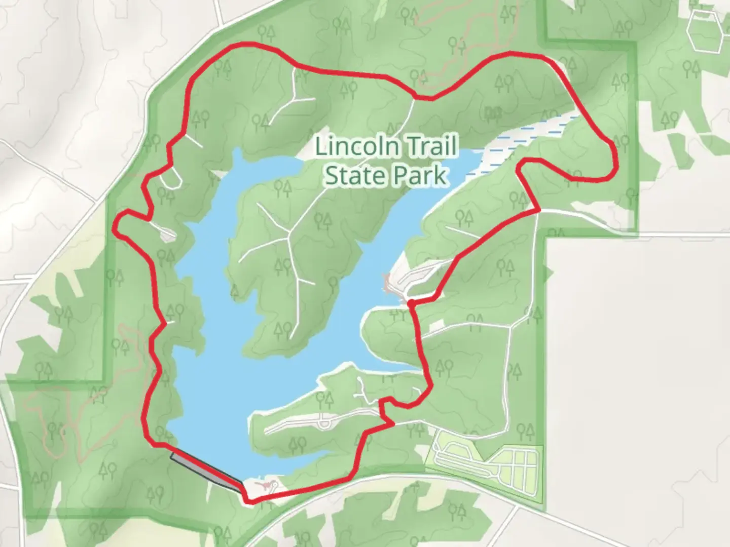 An image depicting the trail Beech Tree Loop Trail and its surrounding area.