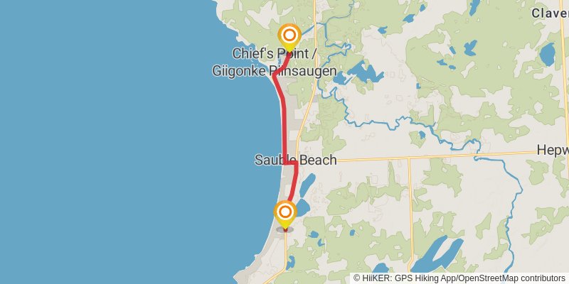 Waterfront Trail stage 79 Map
