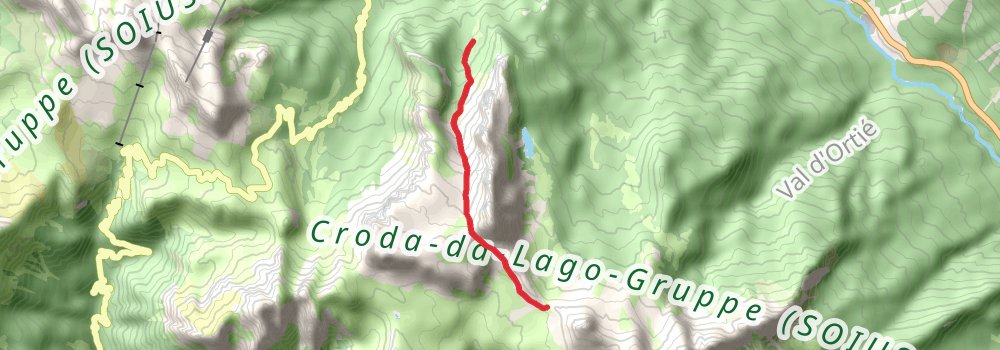 Alta Via 1 alt 9 Map