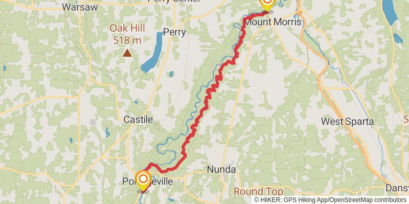 Finger Lakes Trail spur 1 Map