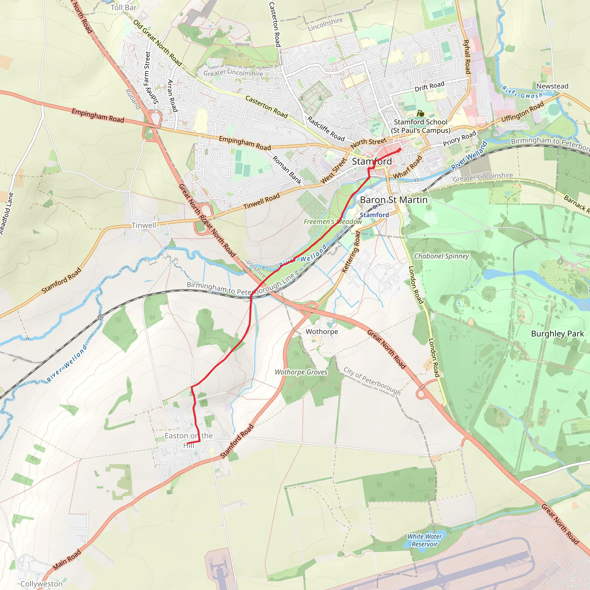 Stamford mobile static map