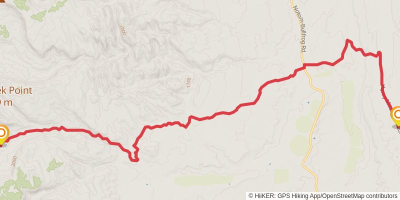 American Discovery Trail North Route stage 295 Map