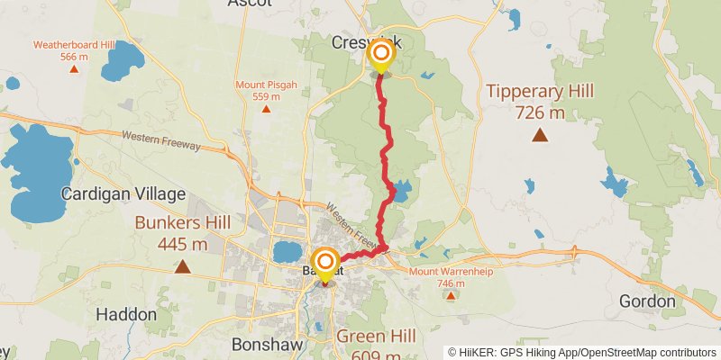 The Wallaby Track stage 2 Map