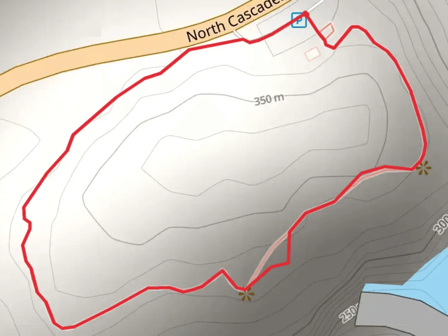 An image depicting the trail North Cascades Highway Loop and its surrounding area.