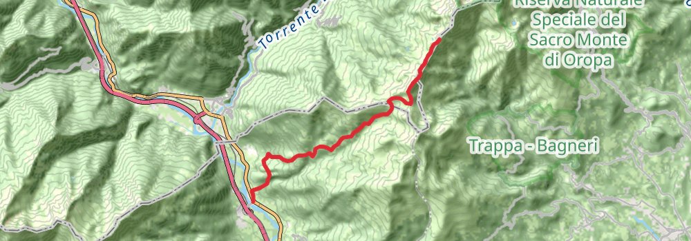 Grande Traversata delle Alpi stage 19 Map