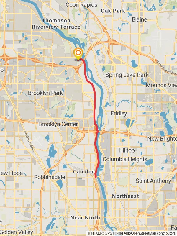 Walk along Mississippi River - Coon Rapids Dam Regional Park