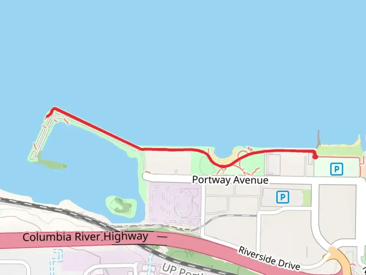 An image depicting the trail The Hook and its surrounding area.