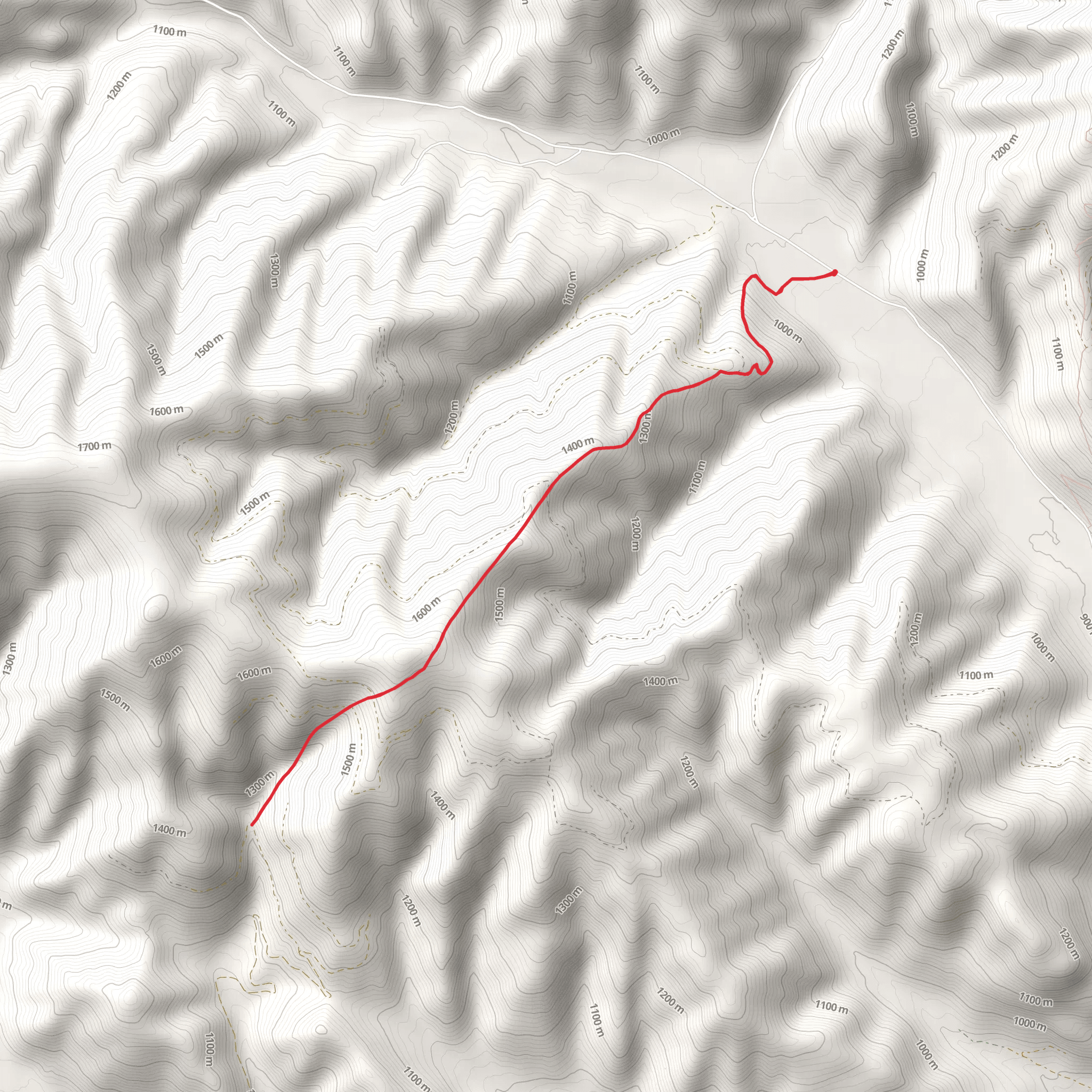 Keith Creek Trail mobile static map