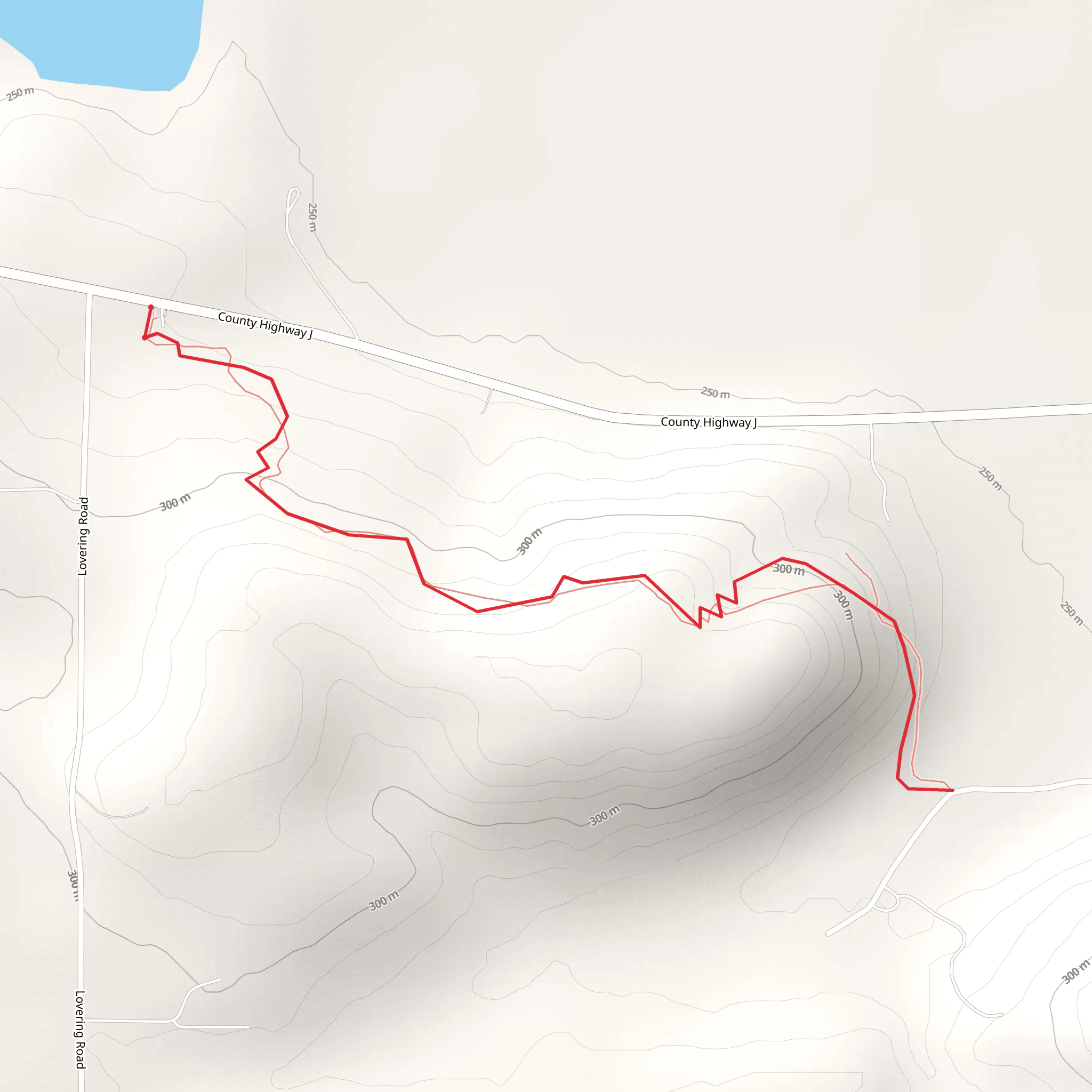 Ice Age Trail Short mobile static map