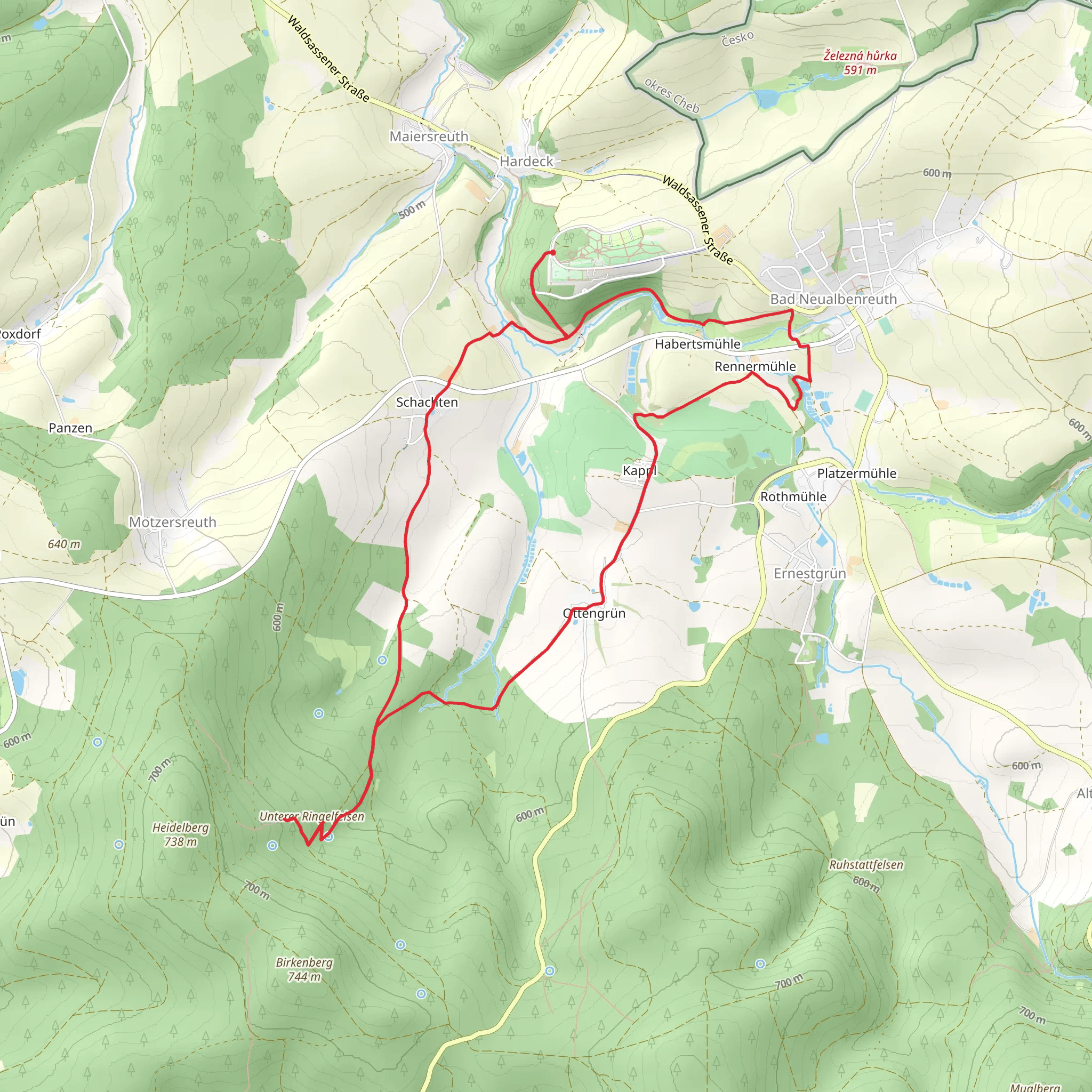 Ringelfelsen via Ringelfelsen Weg mobile static map