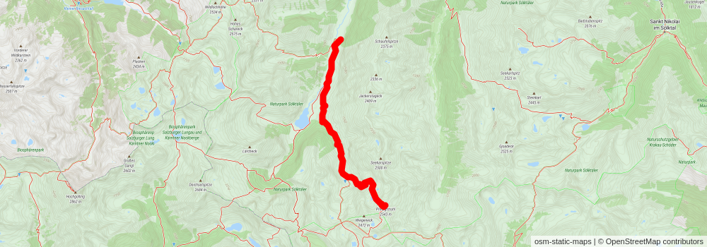 Predigtstuhl Summit Trail stage 2 Map