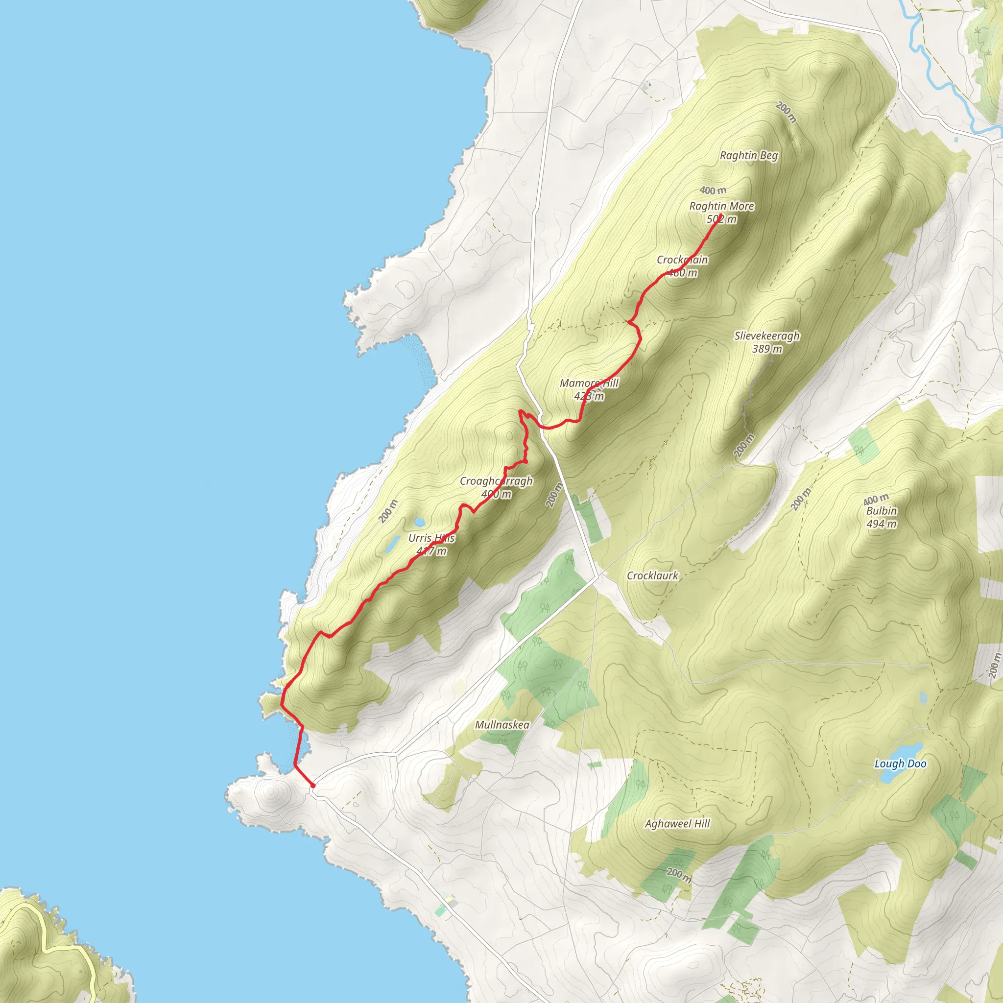 Ragtin More Peak mobile static map