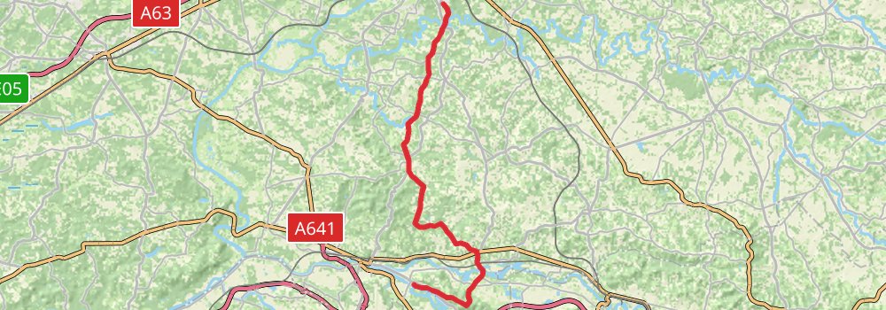 GR 655 Via Turonensis stage 71 Map
