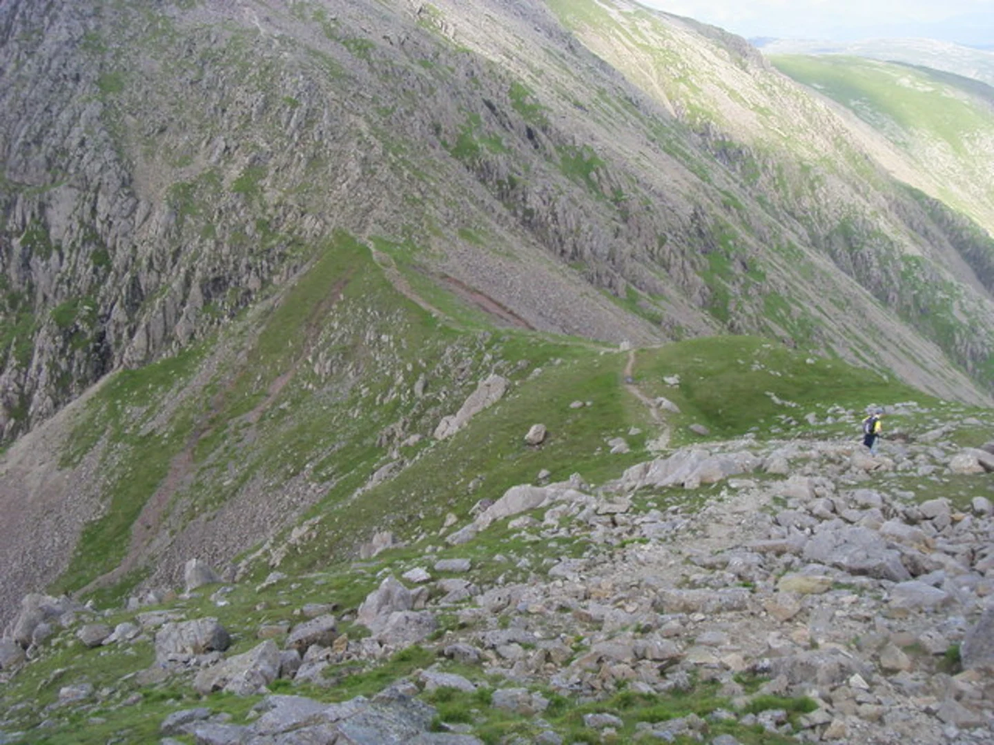 An image depicting the trail Windy Gap and Great Gable Loop and its surrounding area.