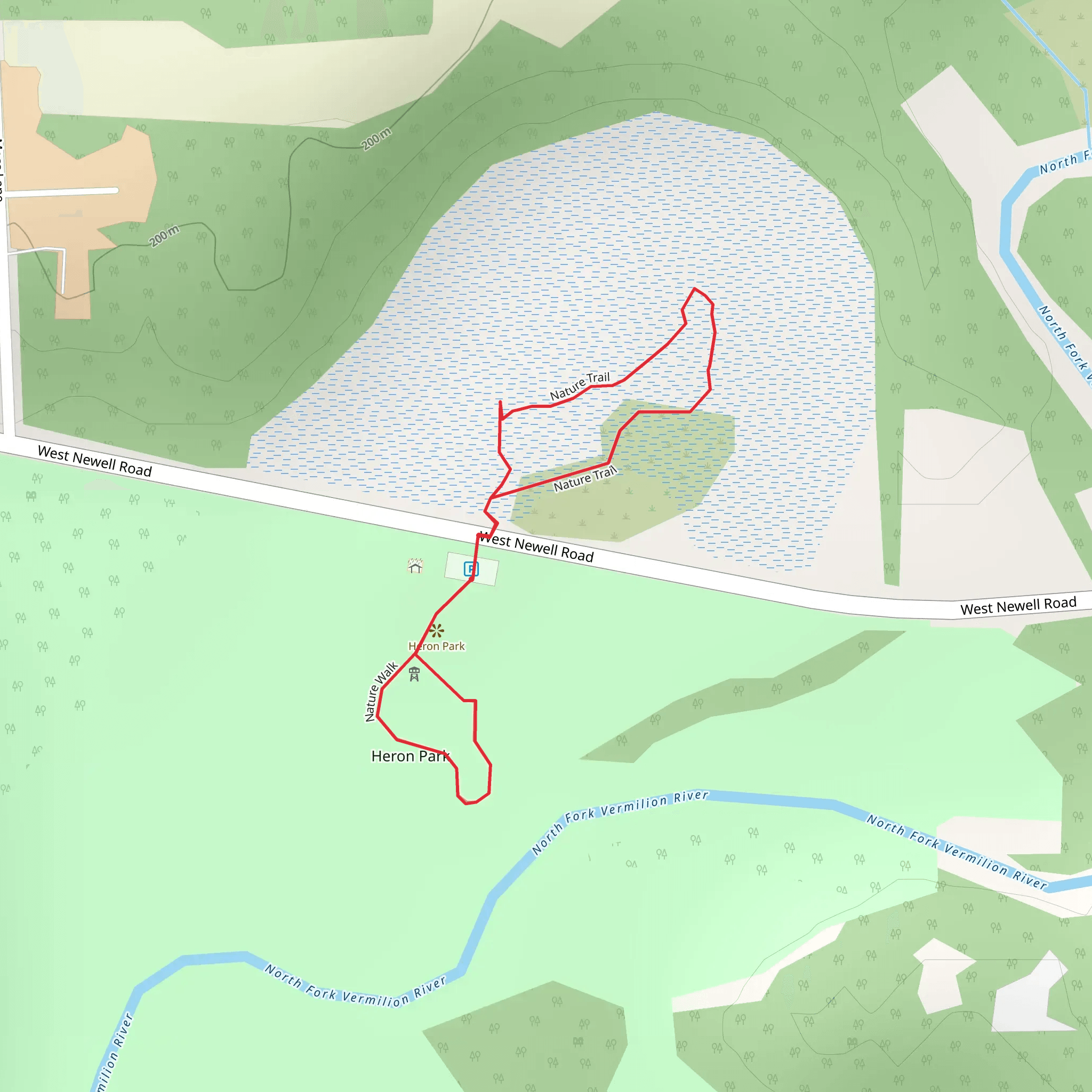 Nature Walk and Nature Trail mobile static map