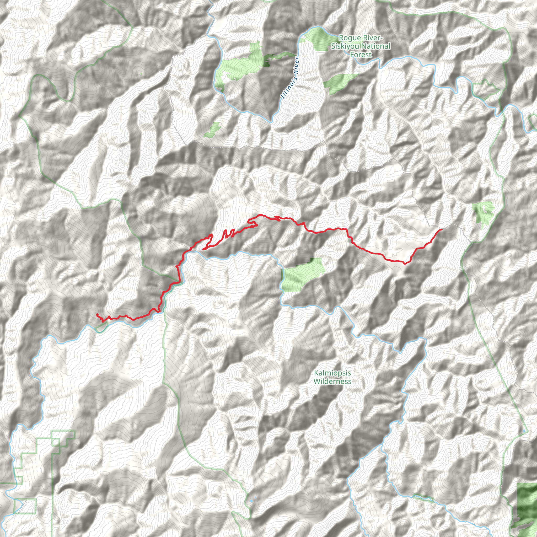 Tincup Trail mobile static map
