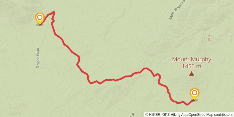 Australian Alps Walking Track stage 24 Map