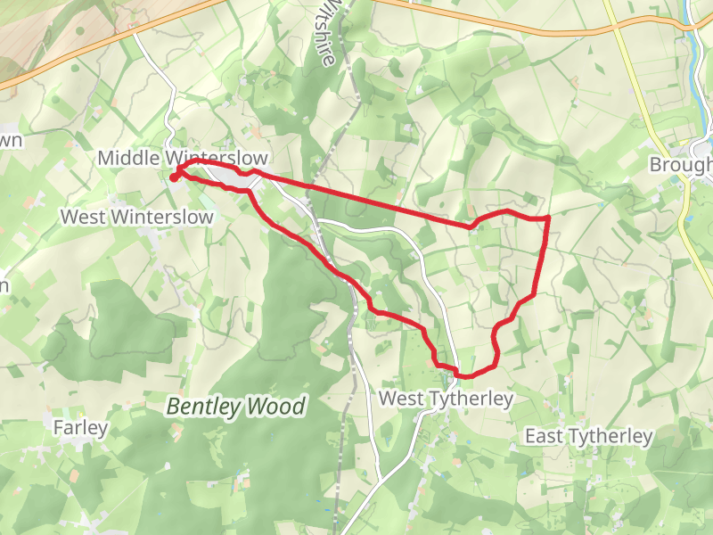 Noad's Copse, Bentley Copse and Brown's Copse Loop