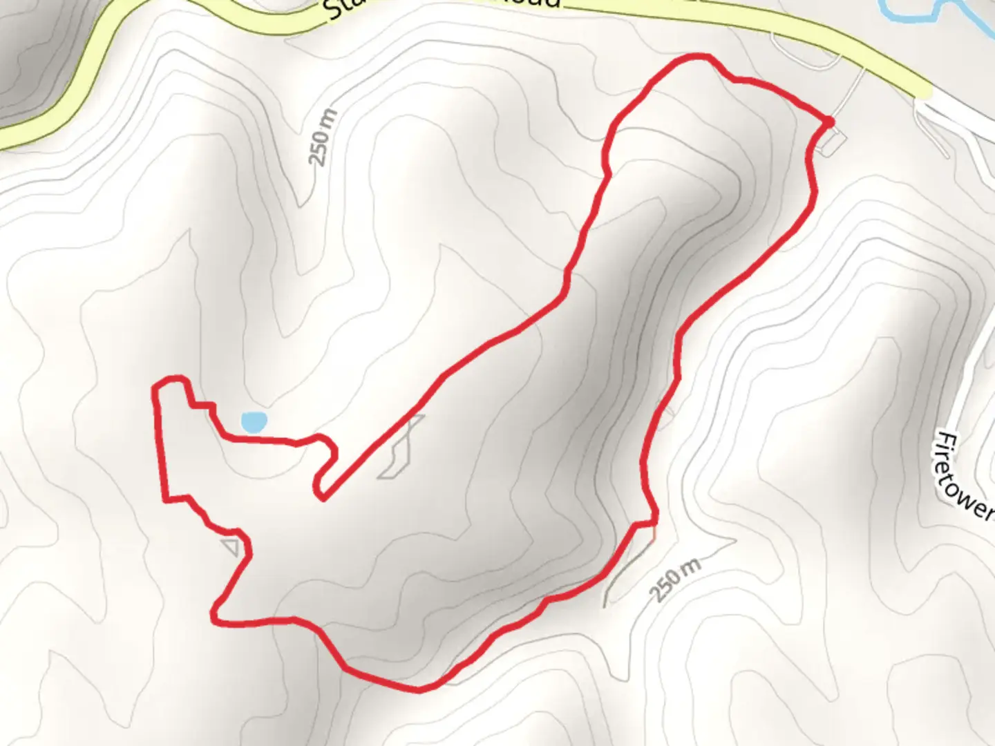 An image depicting the trail White Pine and Forester Loop and its surrounding area.