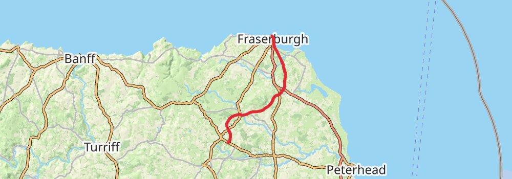 Formartine and Buchan Way stage 3 Map