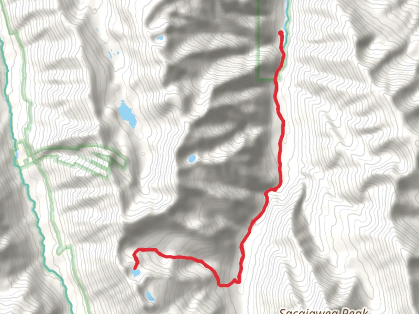 An image depicting the trail Echo Lake via Hurricane Creek Trail and its surrounding area.