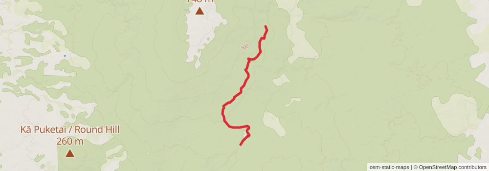 Te Araroa South Island stage 79 Map