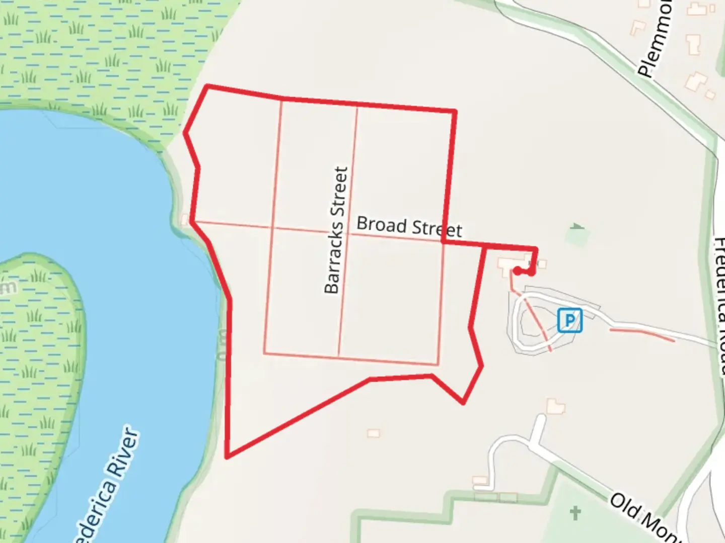 An image depicting the trail Broad Street Loop and its surrounding area.