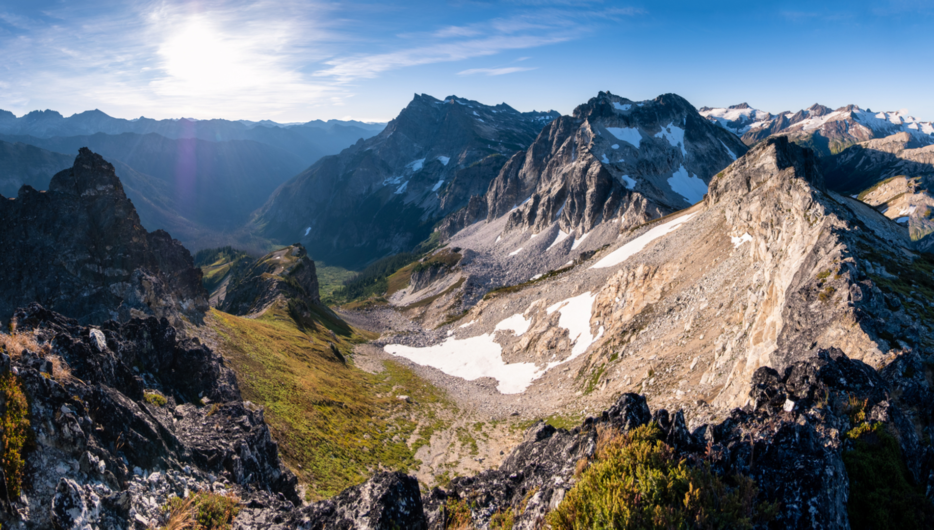 An image depicting the trail Boulder Pass via White River Trail and its surrounding area.