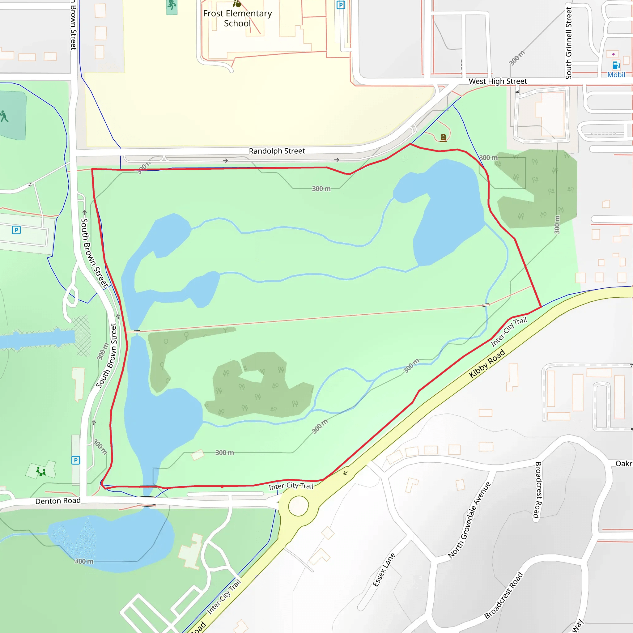 Sparks Foundation County Park Loop mobile static map