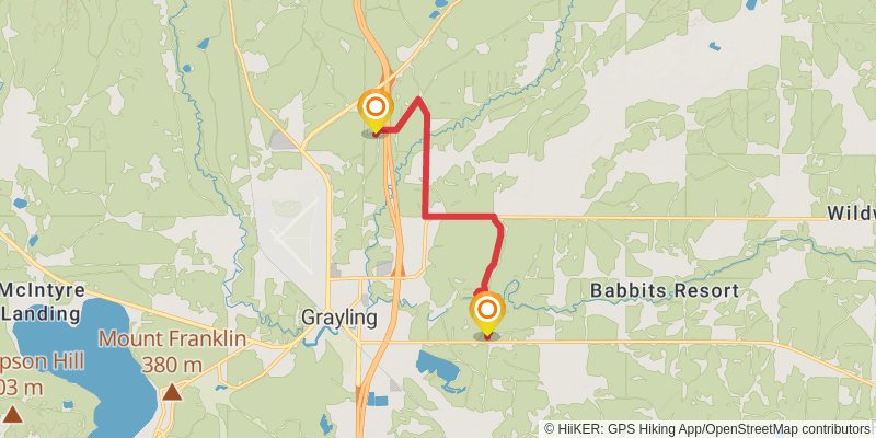 Shore To Shore Trail stage 9 Map