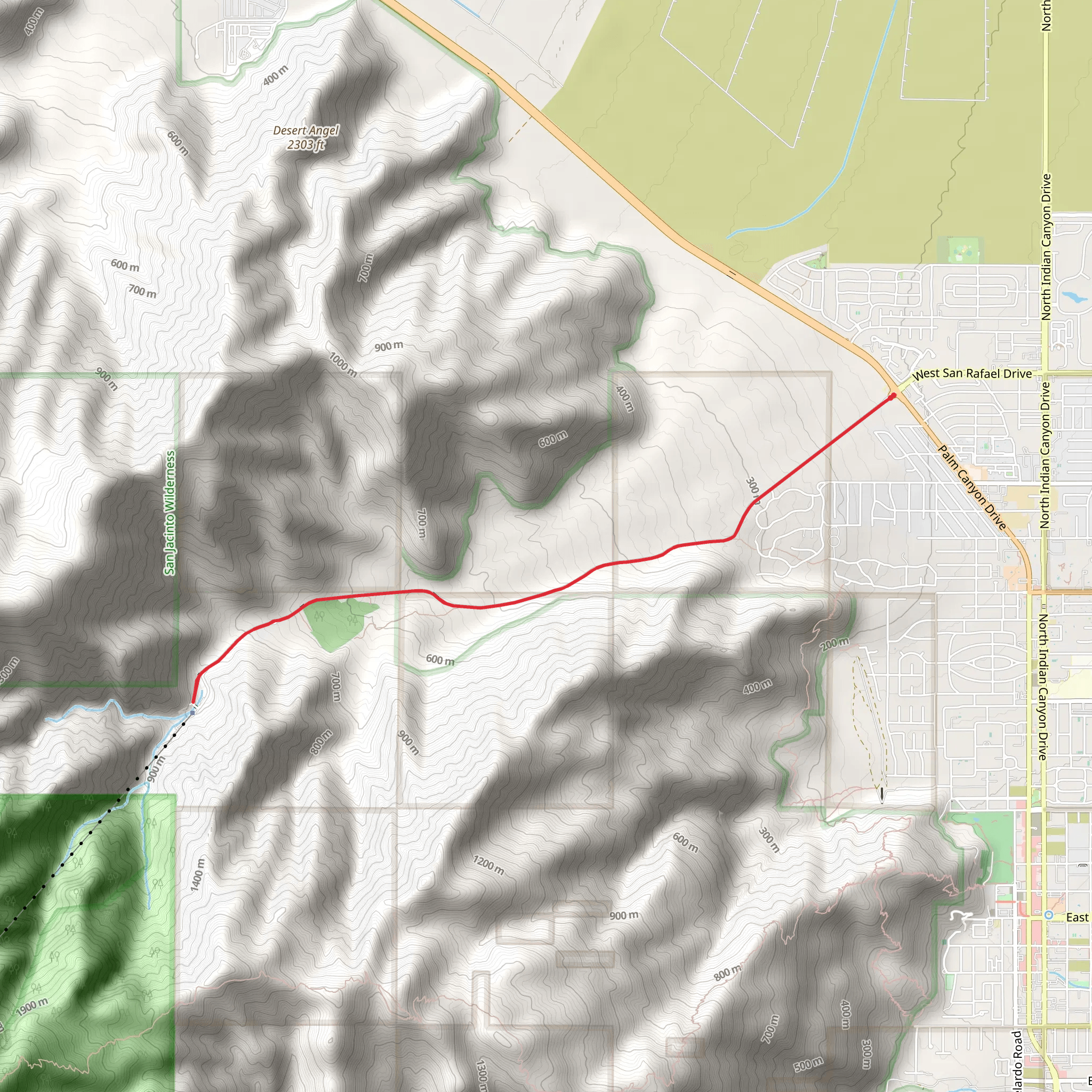 Tramway Road mobile static map
