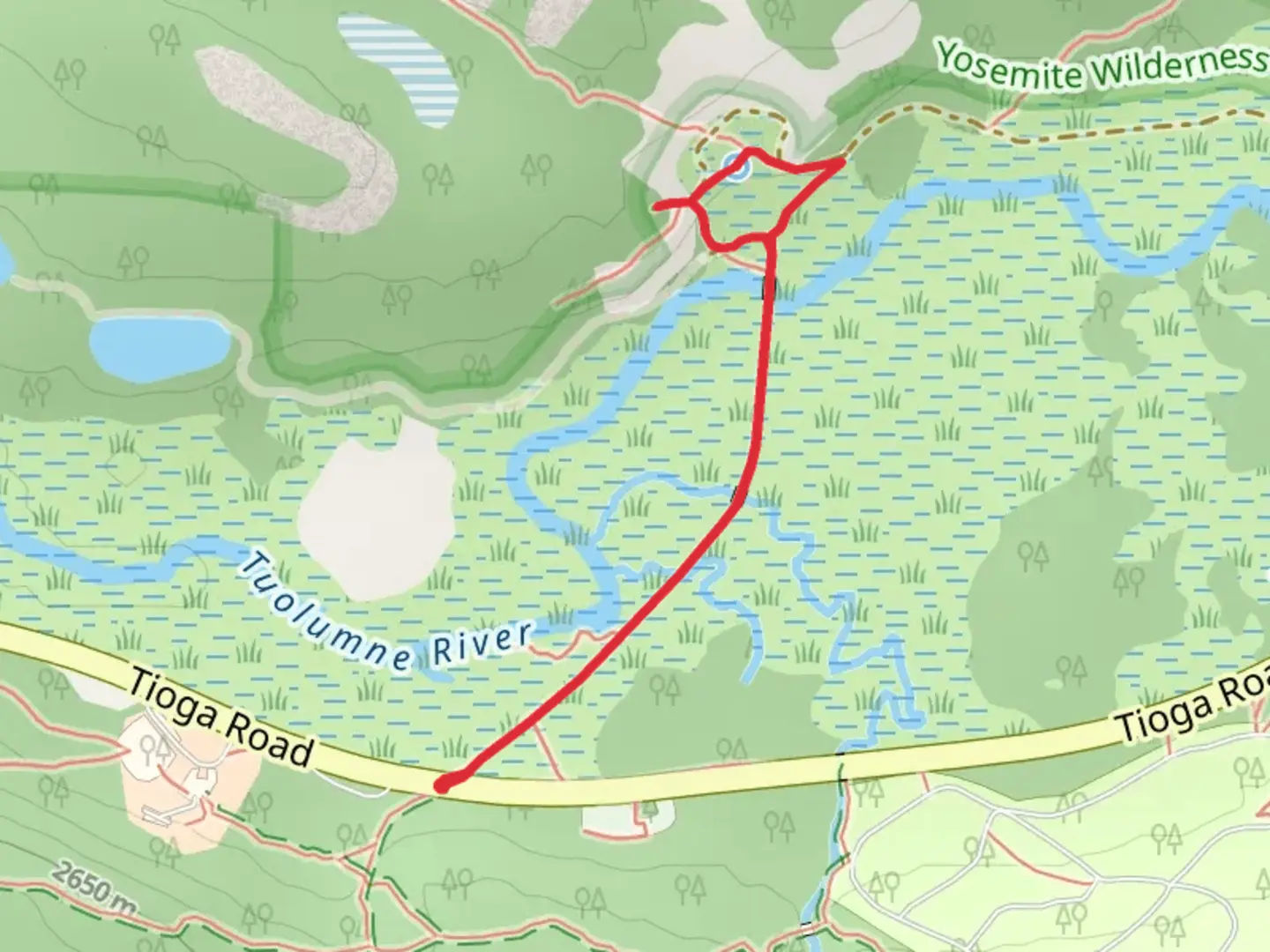 An image depicting the trail Soda Spring Acesss and its surrounding area.