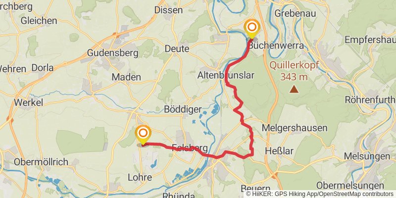 Ederhöhenweg stage 11 Map