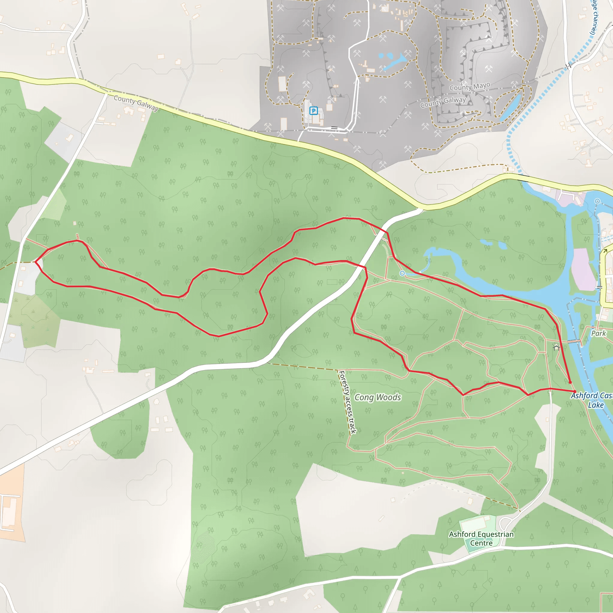 Cong Forest - Cong Nature Trail mobile static map