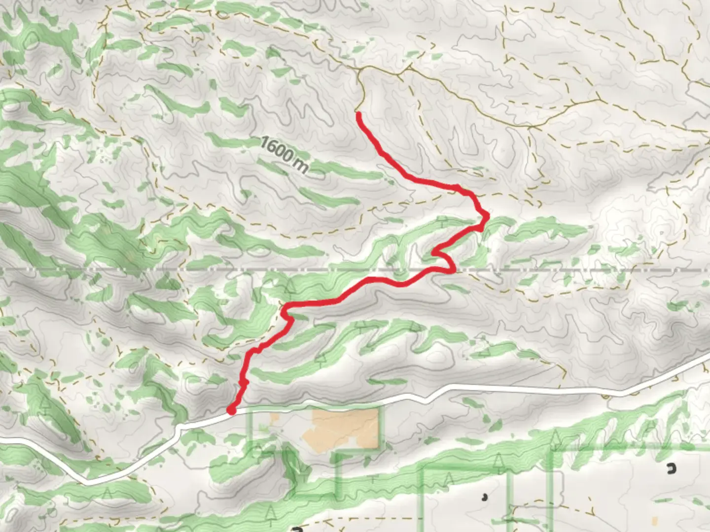 An image depicting the trail Kentucky Camp and its surrounding area.