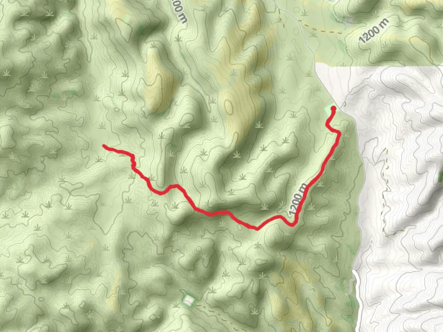 An image depicting the trail Bronco Trail and its surrounding area.