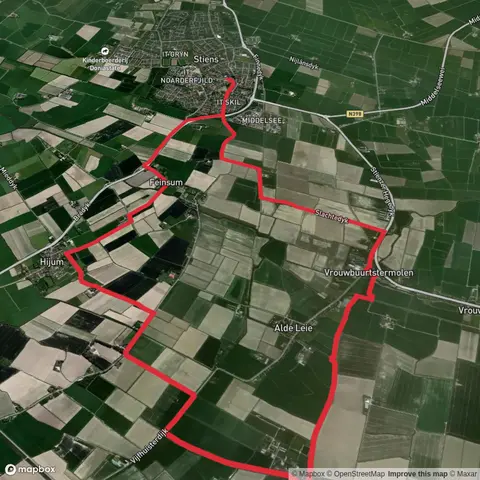 Slagdijksterpolder, Monnikebildtdijk and Monnikebilatslaan Loop