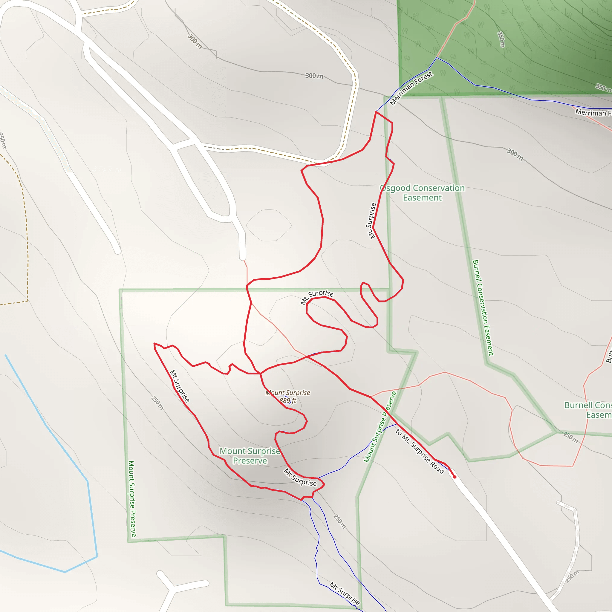 Mount Surprise Loop mobile static map