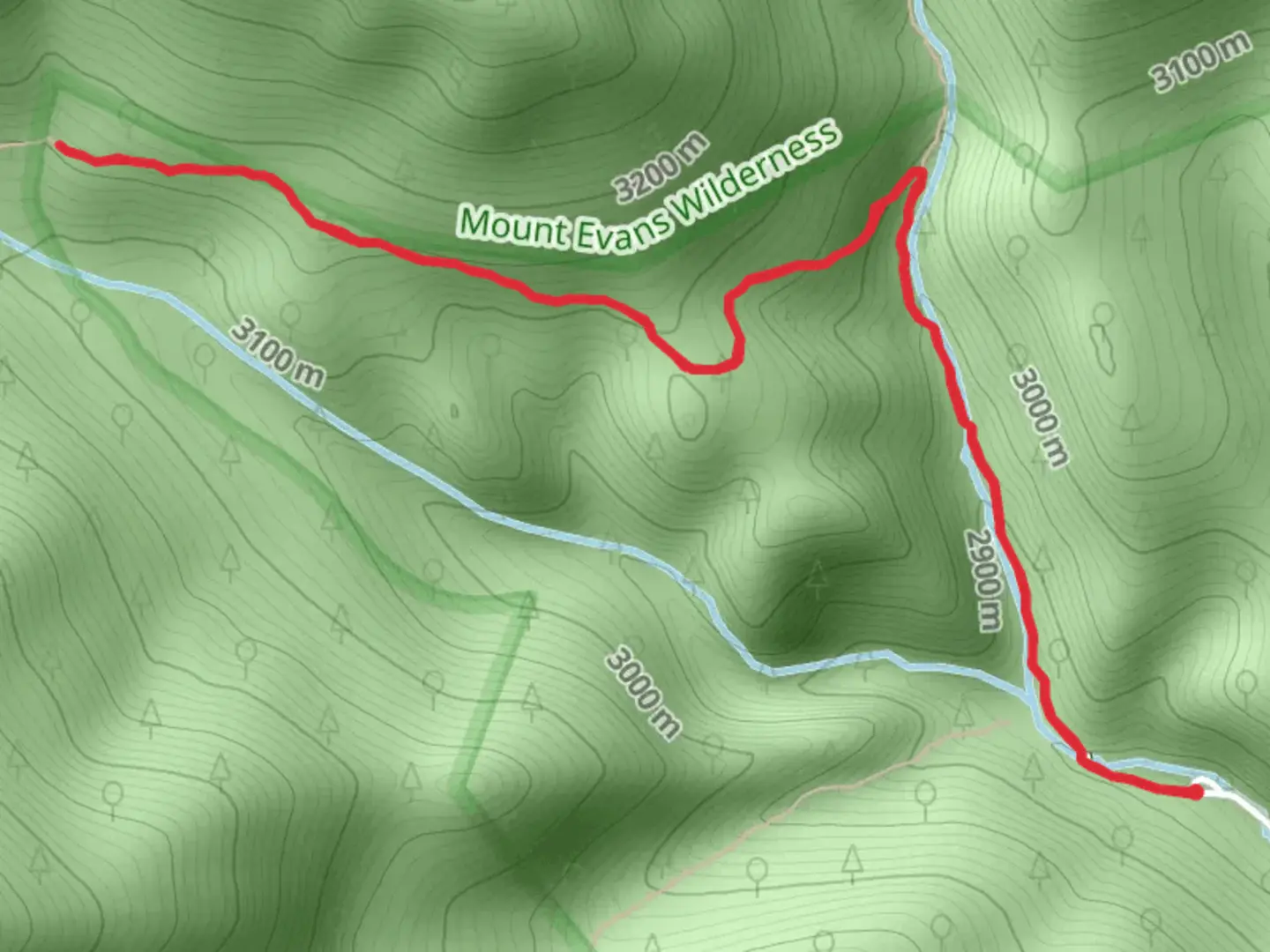 An image depicting the trail Rosalie - Tanglewood Trail and its surrounding area.