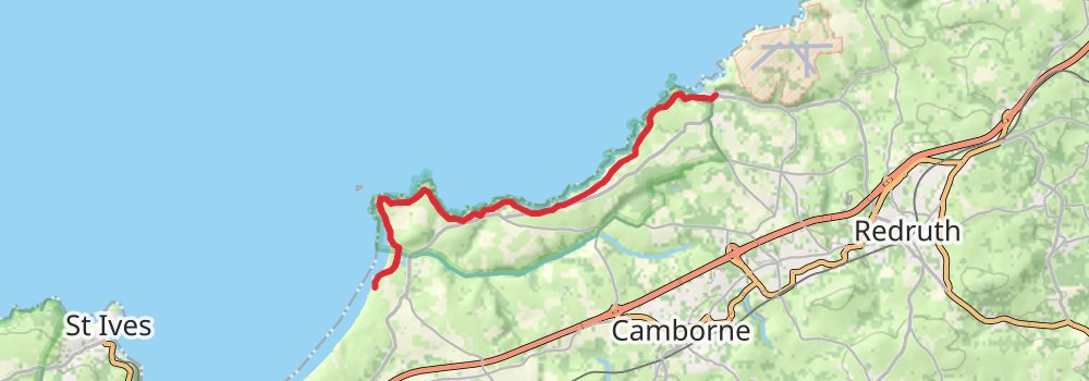 South West Coast Path 6-Day Gentle Tour (Hillwalk Tours) stage 3 Map