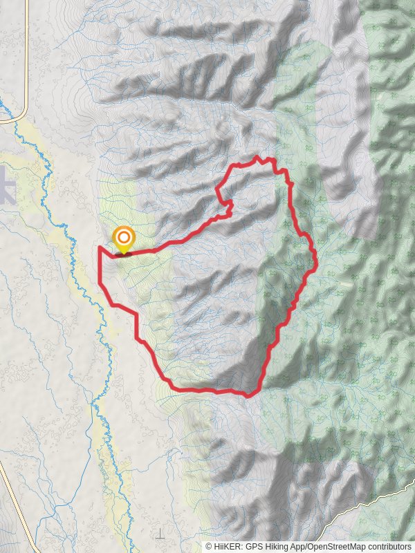 Geiger Canal and Inyo National Forest Loop