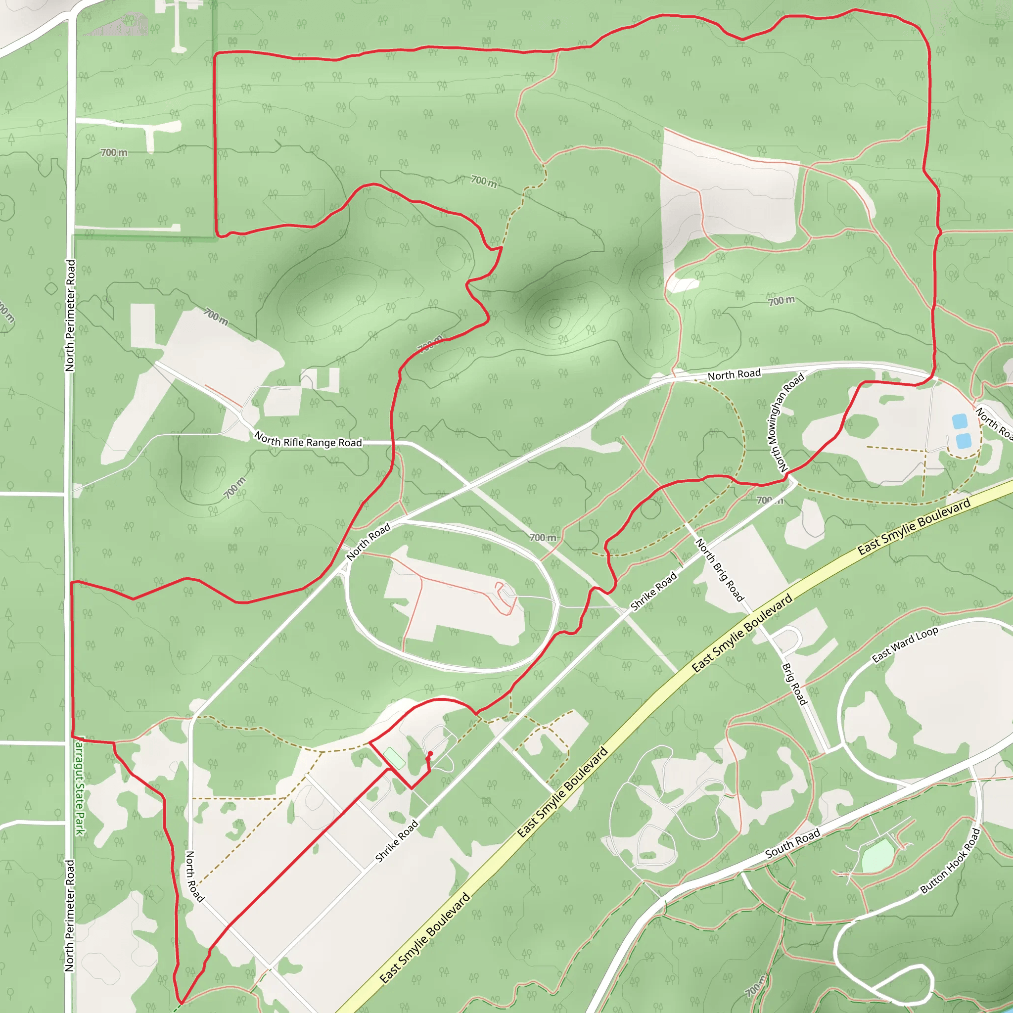 Buggy loop Trail mobile static map