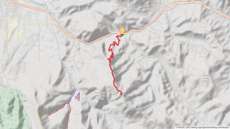 Chestnut Mountain Trail Out and Back