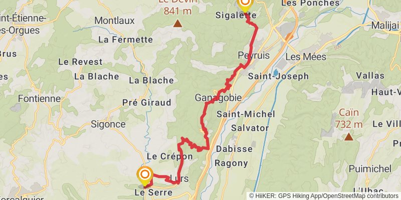 Via Domitia stage 16 Map