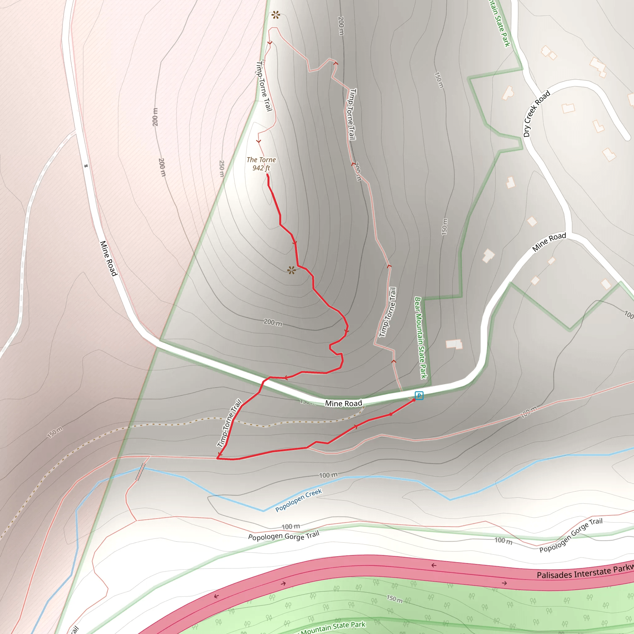 The Torne via Timp-Torne Trail mobile static map
