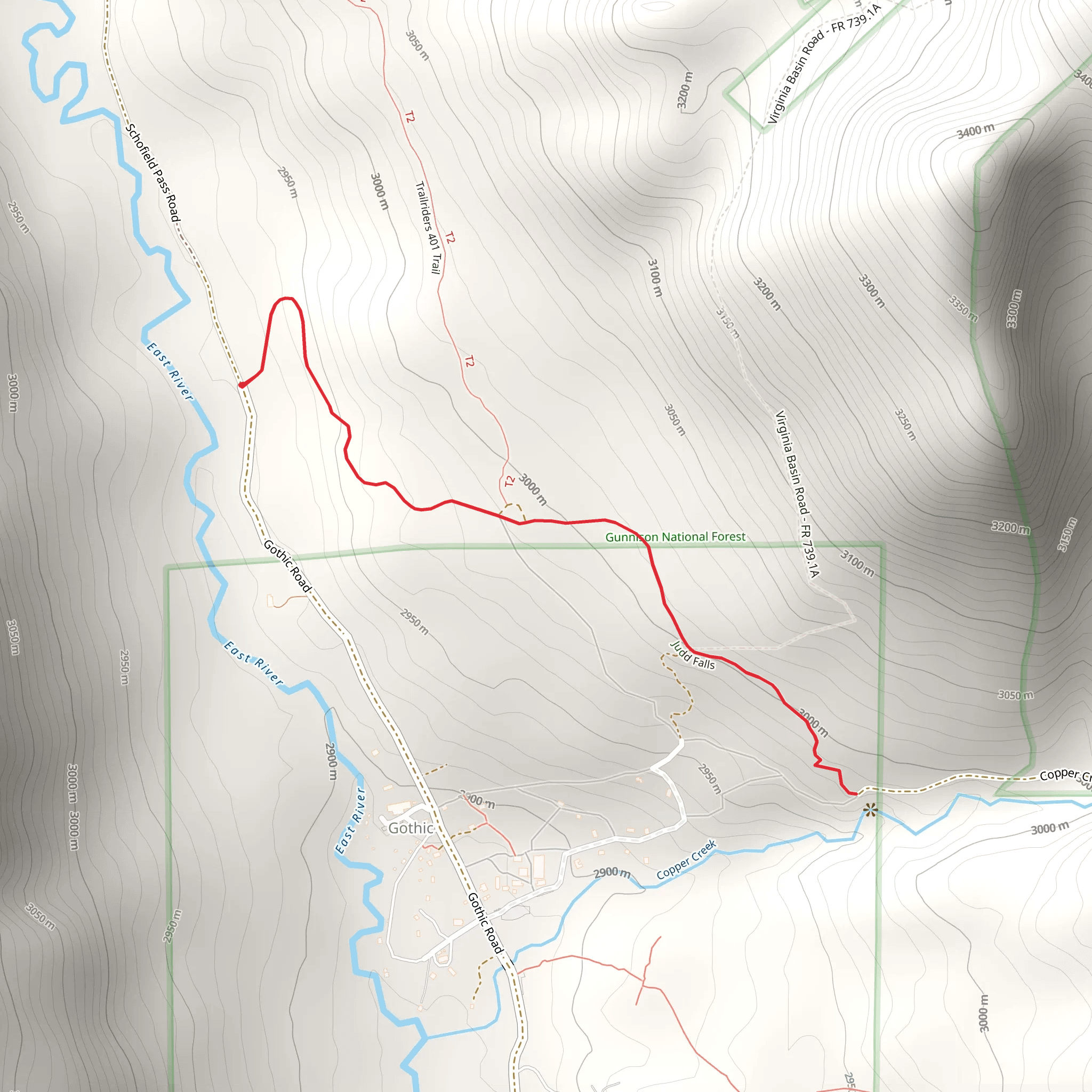 Judd Falls mobile static map