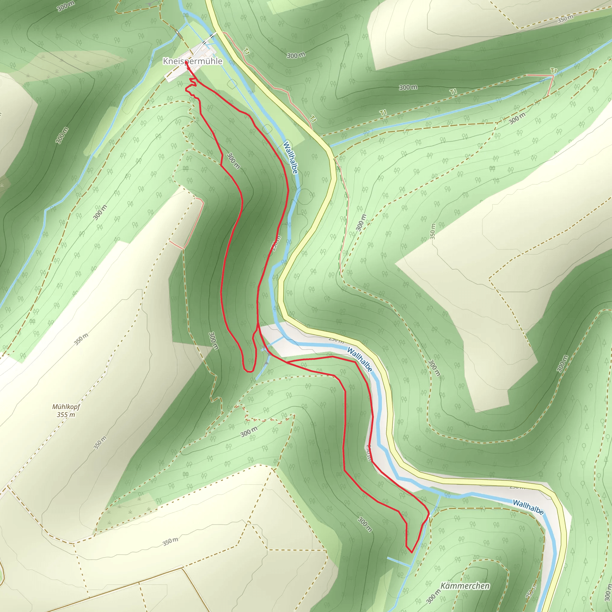 Maßweilerer Keltenpfad Loop mobile static map