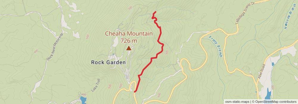American Perimeter Trail - The South Primary stage 75 Map
