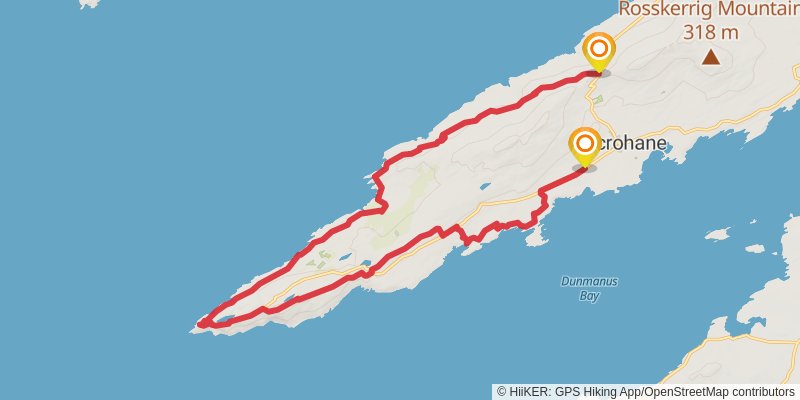 Sheep's Head Way stage 2 Map