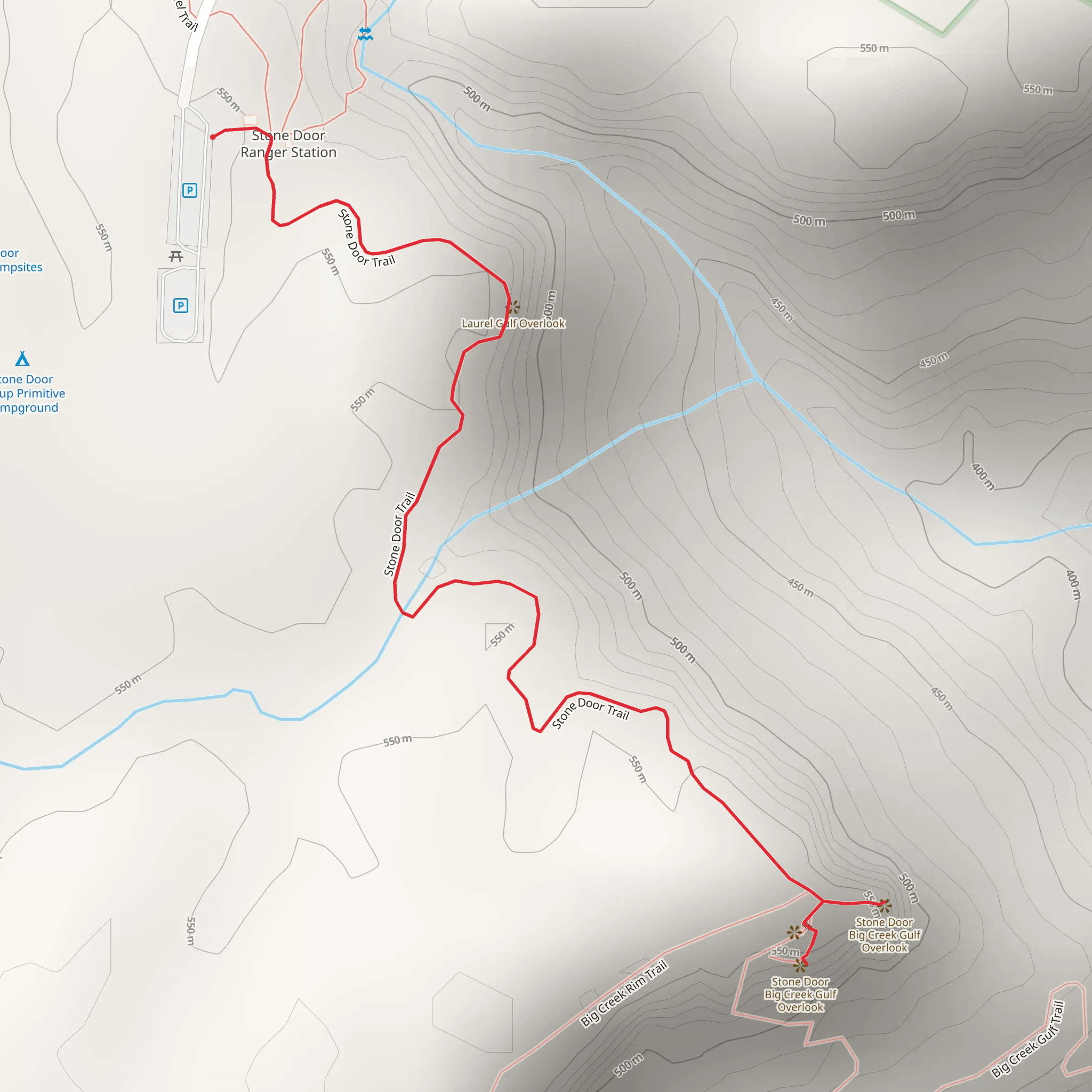 Stone Door Road mobile static map